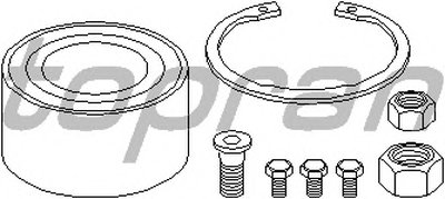 104080 TOPRAN Комплект подшипника ступицы колеса