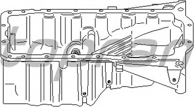 110958 TOPRAN Масляный поддон
