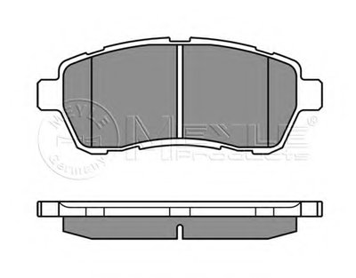 Комплект тормозных колодок, дисковый тормоз MEYLE купить