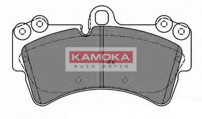 JQ1013252 KAMOKA Комплект тормозных колодок, дисковый тормоз