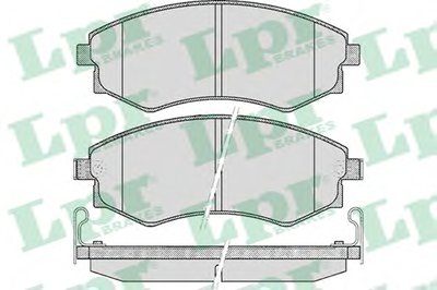 05P348 LPR Комплект тормозных колодок, дисковый тормоз