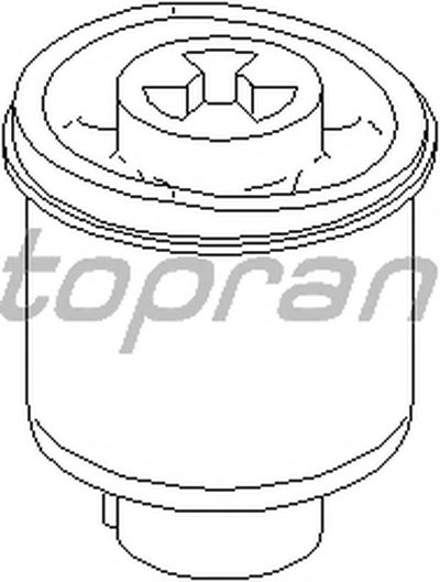 108243 TOPRAN Втулка, балка моста