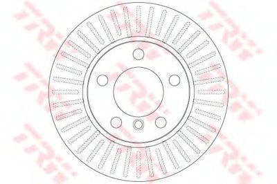 DF6255 TRW Тормозной диск