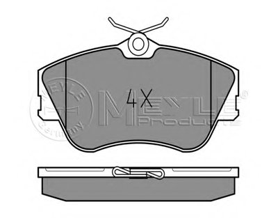 0252147919 MEYLE Комплект тормозных колодок, дисковый тормоз