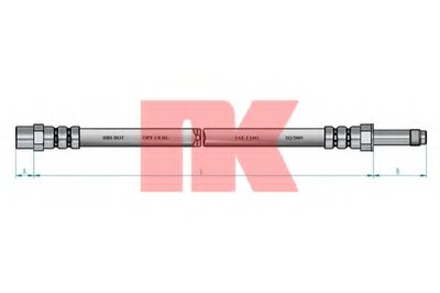 854757 NK Тормозной шланг