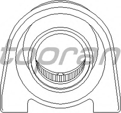 205500 TOPRAN Подвеска, карданный вал