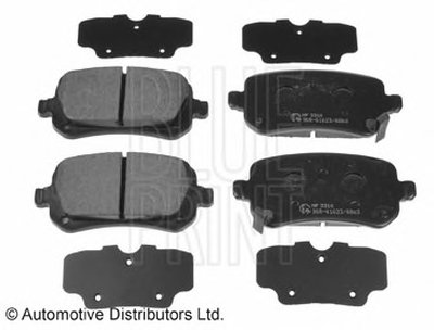 ADA104259 BLUE PRINT Комплект тормозных колодок, дисковый тормоз