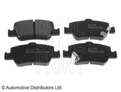 ADT342173 BLUE PRINT Комплект тормозных колодок, дисковый тормоз