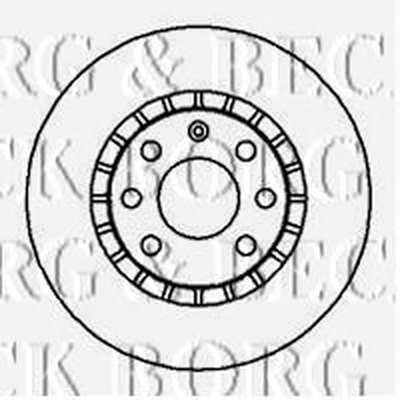 BBD4904 BORG & BECK Тормозной диск