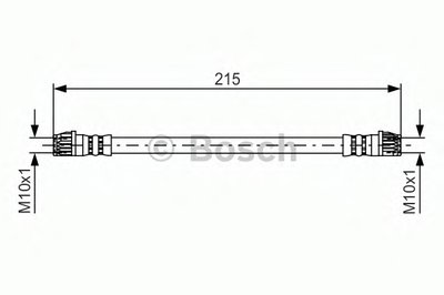 1987481396 BOSCH Тормозной шланг