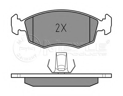 0252355218 MEYLE Комплект тормозных колодок, дисковый тормоз