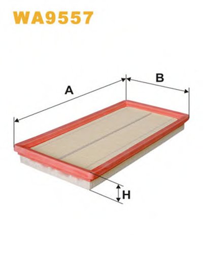 WA9557 WIX FILTERS Воздушный фильтр