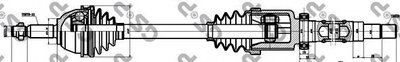 299042 GSP Приводной вал