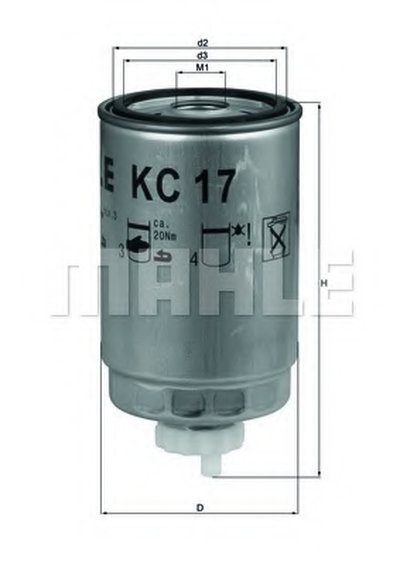 KC17D KNECHT Топливный фильтр