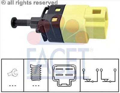 Выключатель фонаря сигнала торможения FACET купить