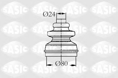 2873793 SASIC Комплект пылника, приводной вал