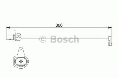 Сигнализатор, износ тормозных колодок BOSCH купить