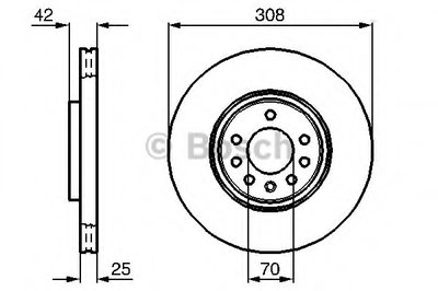 0986479113 BOSCH Тормозной диск