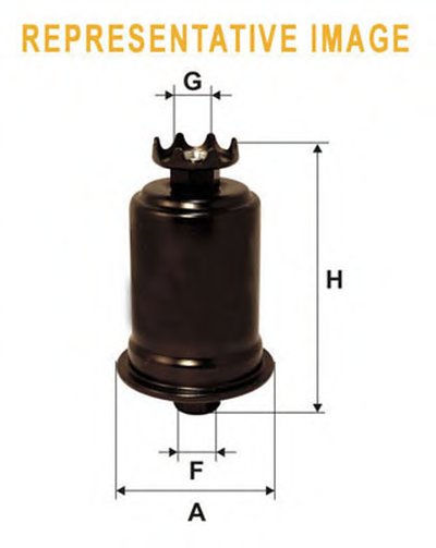 WF8067 WIX FILTERS Топливный фильтр