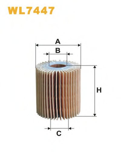 WL7447 WIX FILTERS Масляный фильтр