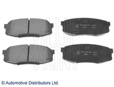 ADT342176 BLUE PRINT Комплект тормозных колодок, дисковый тормоз