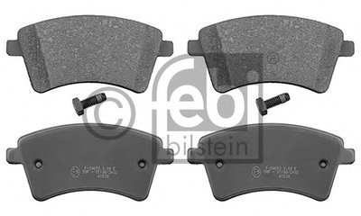 116184 FEBI BILSTEIN Комплект тормозных колодок, дисковый тормоз