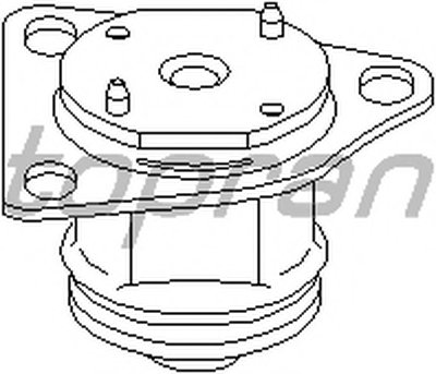103734 TOPRAN Подвеска, автоматическая коробка передач; Подвеска, ступенчатая коробка передач