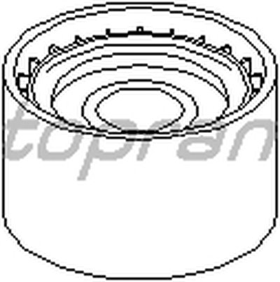 401917 TOPRAN Паразитный / ведущий ролик, поликлиновой ремень
