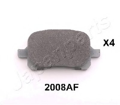 PA2008AF JAPANPARTS Комплект тормозных колодок, дисковый тормоз