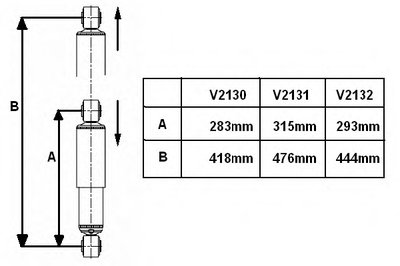 V2130 MONROE Амортизатор