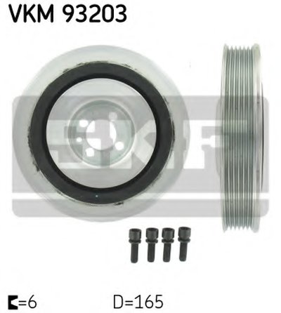 VKM93203 SKF Ременный шкив, коленчатый вал