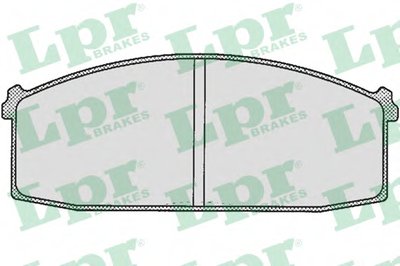 05P252 LPR Комплект тормозных колодок, дисковый тормоз