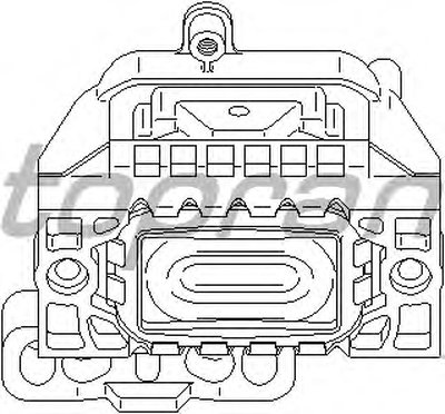 110757 TOPRAN Кронштейн двигателя