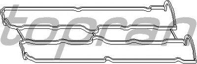 206133 TOPRAN Прокладка, крышка головки цилиндра