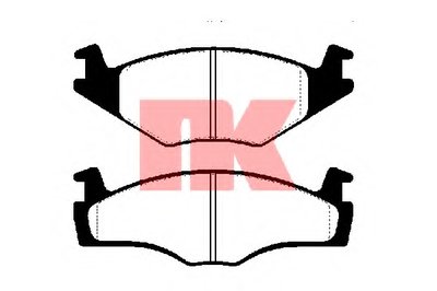 Комплект тормозных колодок, дисковый тормоз NK купить