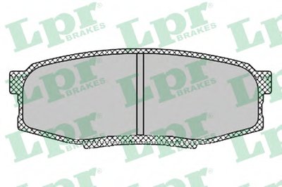05P1419 LPR Комплект тормозных колодок, дисковый тормоз