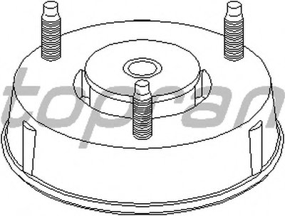 302358 TOPRAN Опора стойки амортизатора
