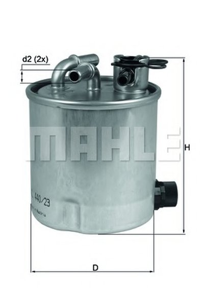 KL44023 MAHLE ORIGINAL Топливный фильтр