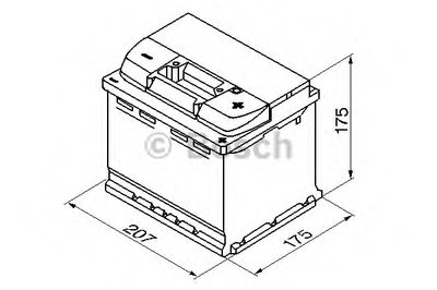 Стартерная аккумуляторная батарея; Стартерная аккумуляторная батарея S5 BOSCH купить