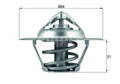 TX11283D MAHLE ORIGINAL Термостат, охлаждающая жидкость