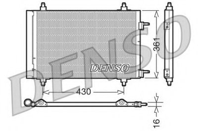 Конденсатор, кондиционер DENSO купить