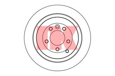 204029 NK Тормозной диск