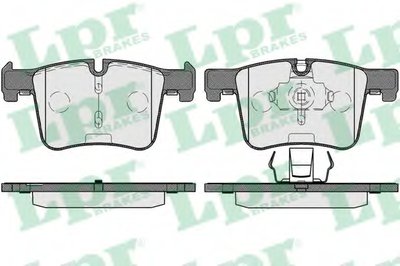 05P1732 LPR Комплект тормозных колодок, дисковый тормоз